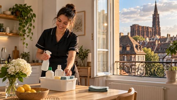 Top conseils pour gagner du temps avec une femme de ménage à Strasbourg