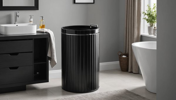 Succombez au style avec la poubelle salle de bain design élégante